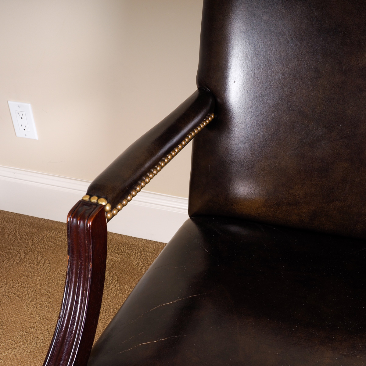 Leather Executive Office Chair by Kindle Furniture