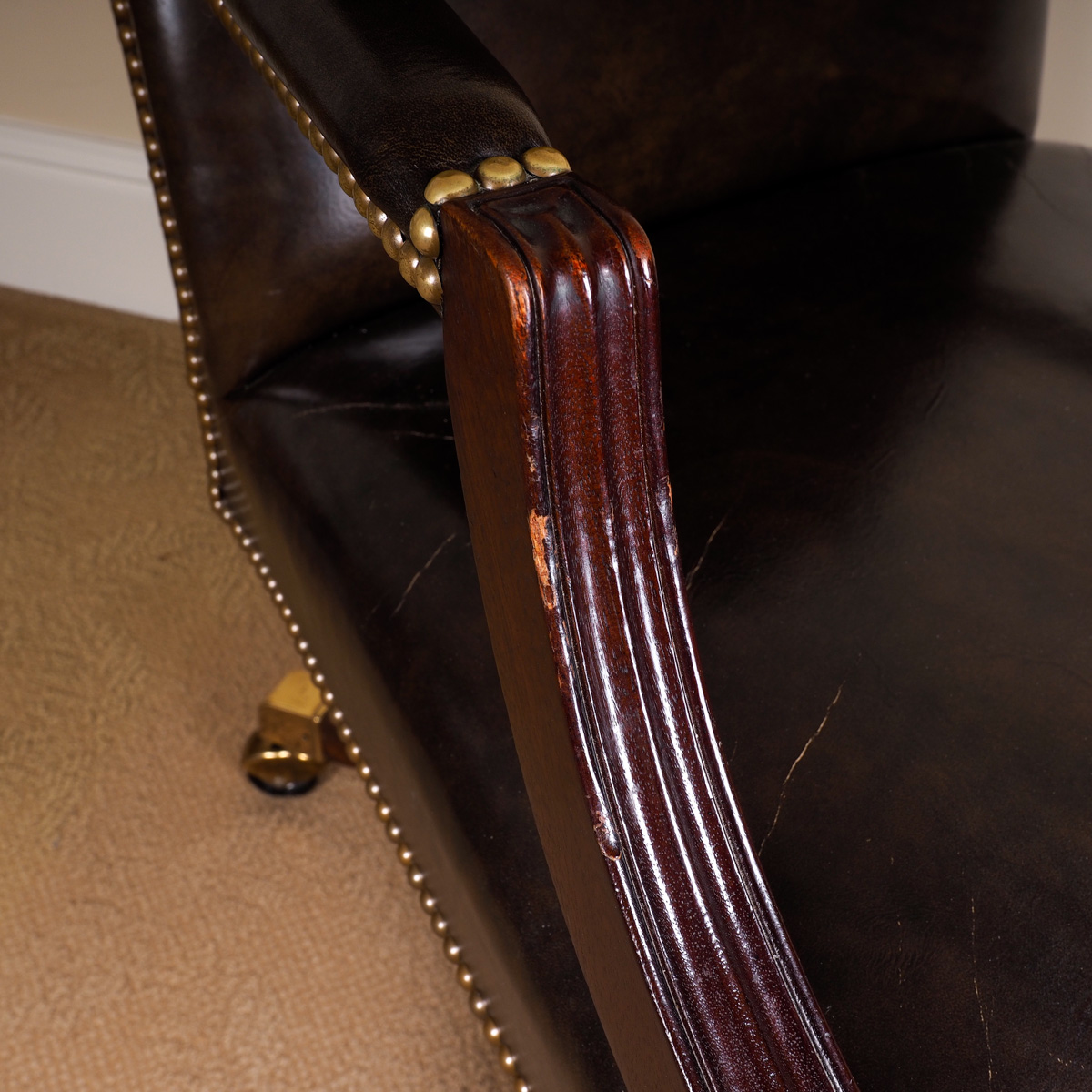 Leather Executive Office Chair by Kindle Furniture