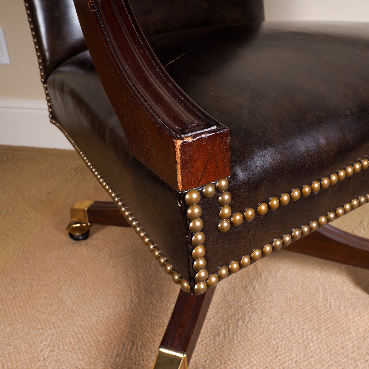 Leather Executive Office Chair by Kindle Furniture