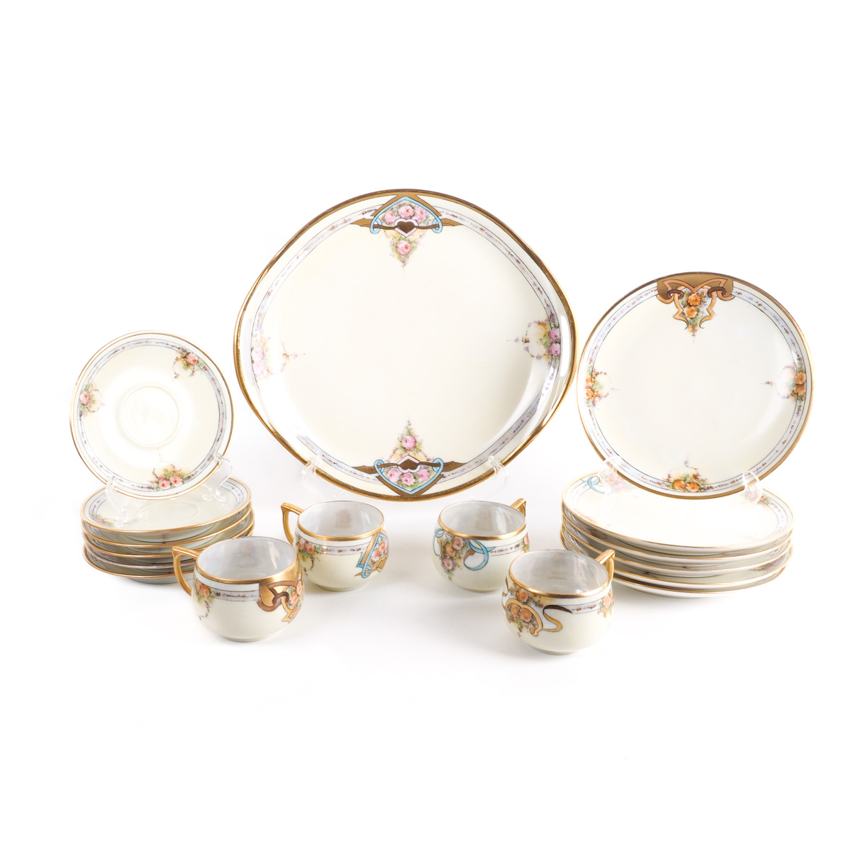 Haviland Limoges Art Deco Style Tableware Set