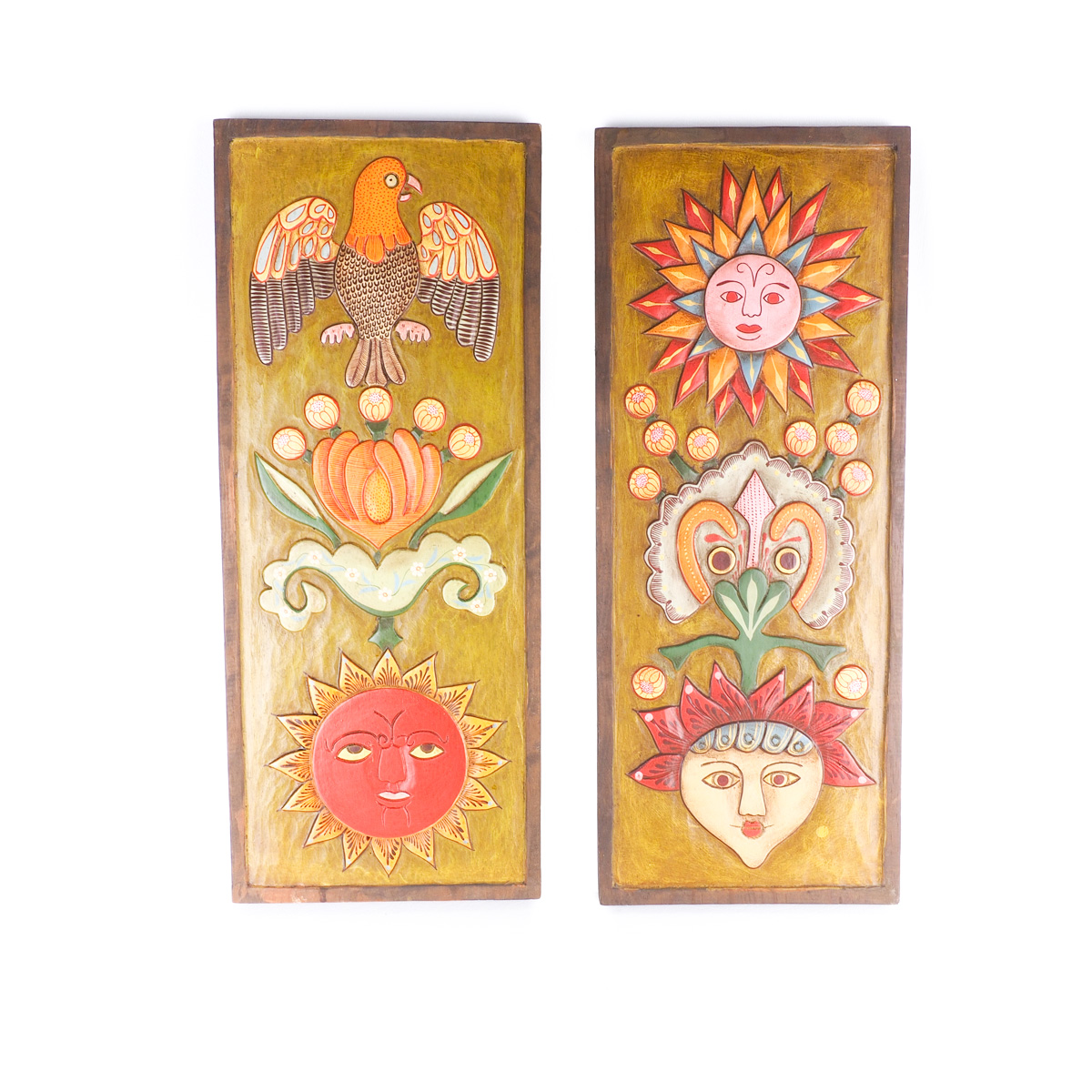 Carved Wood Decorative Panels