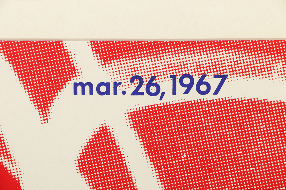 James Rosenquist Limited Edition Serigraph Poster 1967 Aspen Jazz Festival