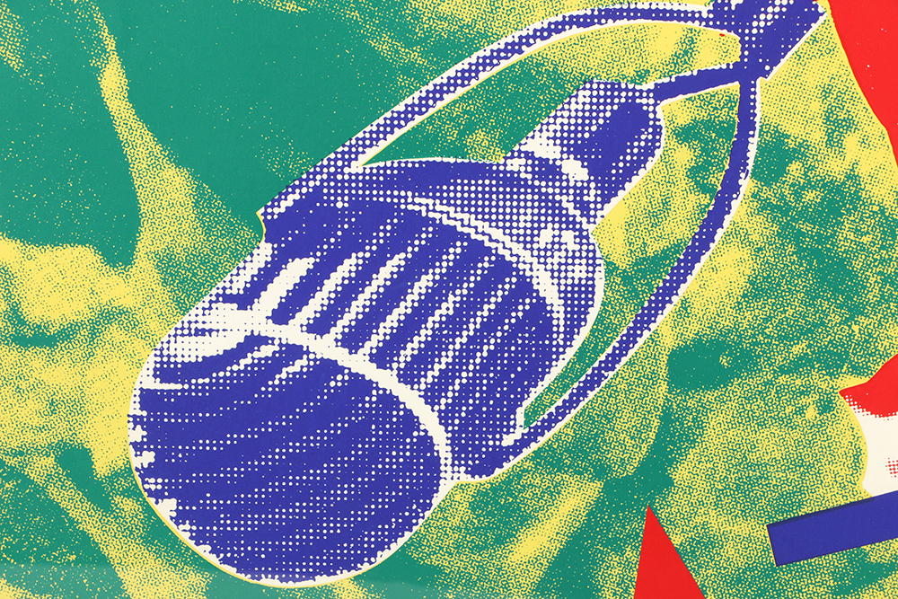 James Rosenquist Limited Edition Serigraph Poster 1967 Aspen Jazz Festival