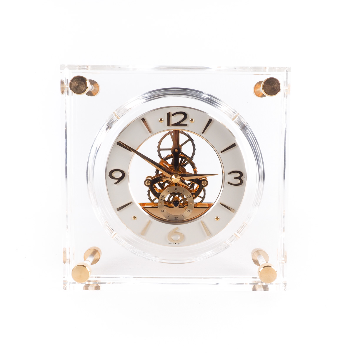 Seiko Quartz Mantel Skeleton Clock
