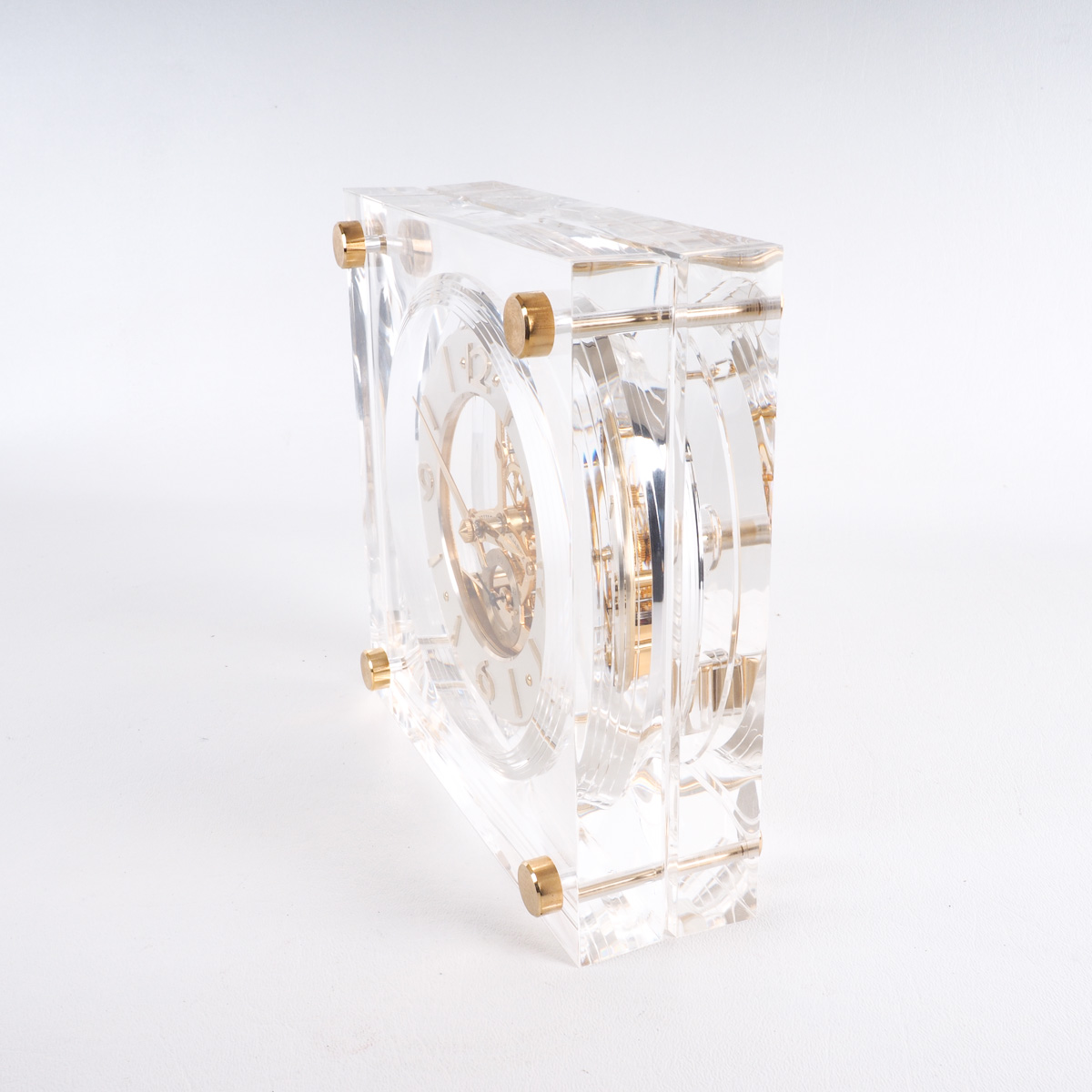 Seiko Quartz Mantel Skeleton Clock