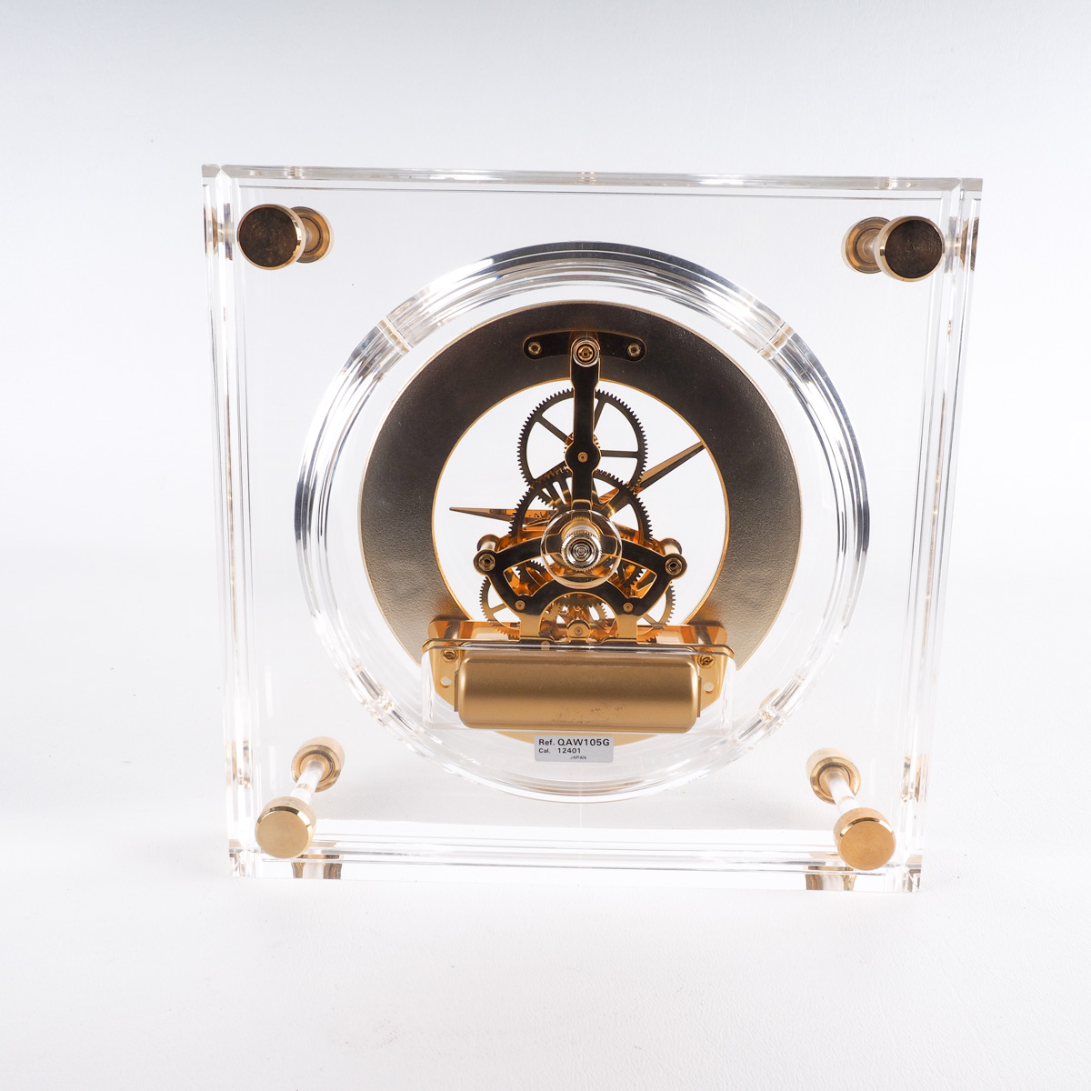 Seiko Quartz Mantel Skeleton Clock