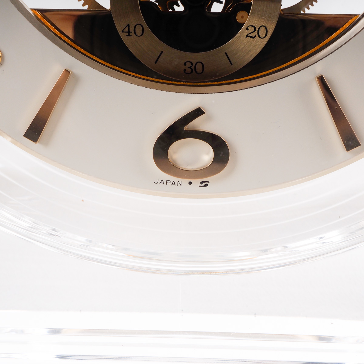 Seiko Quartz Mantel Skeleton Clock