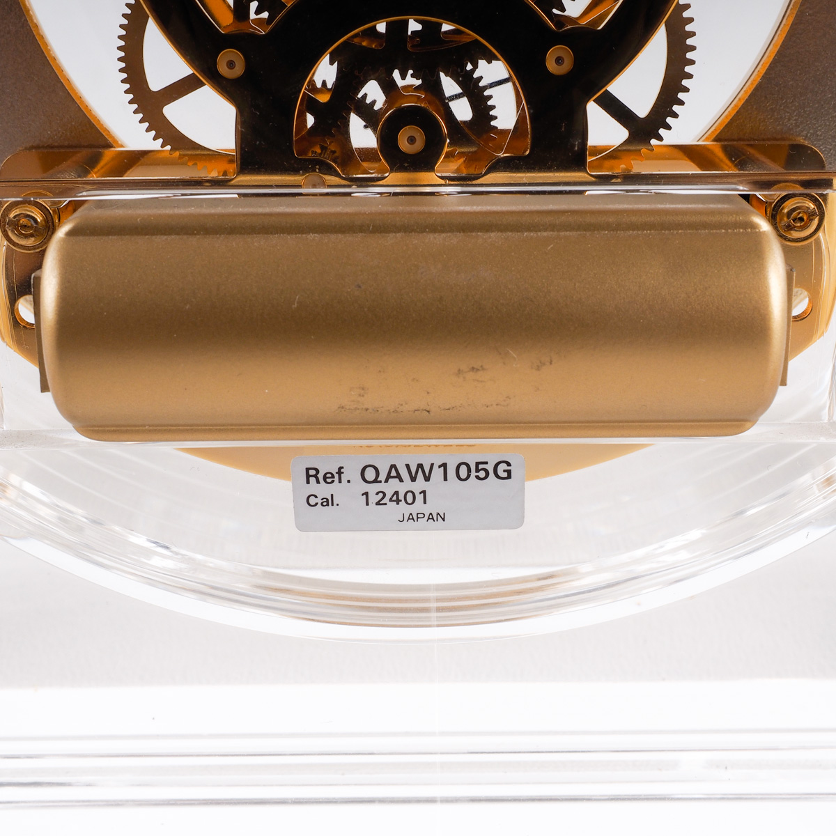 Seiko Quartz Mantel Skeleton Clock