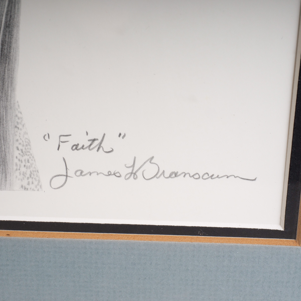 1982 James L. Branscum Limited Edition Print "Faith"
