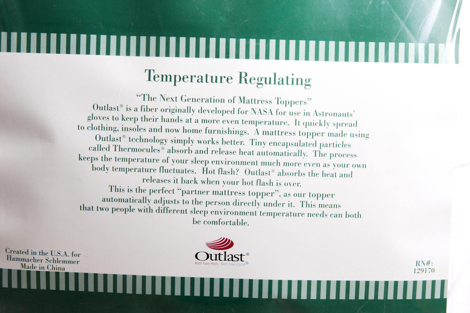 Hammacher Schlemmer King Size Mattress Topper