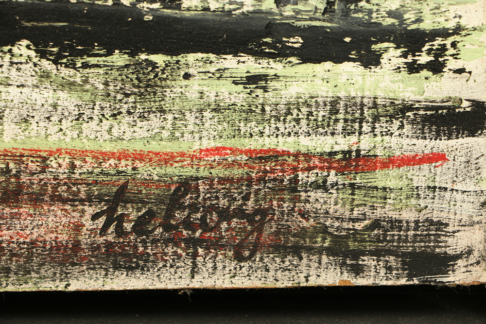 Arthur Helwig Oil Painting on Board "One Day in Spring"