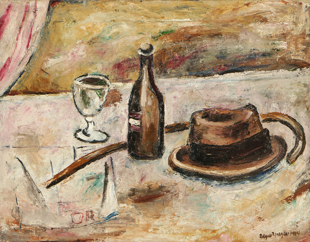 Edgar Yaeger Oil Painting on Canvas Still Life