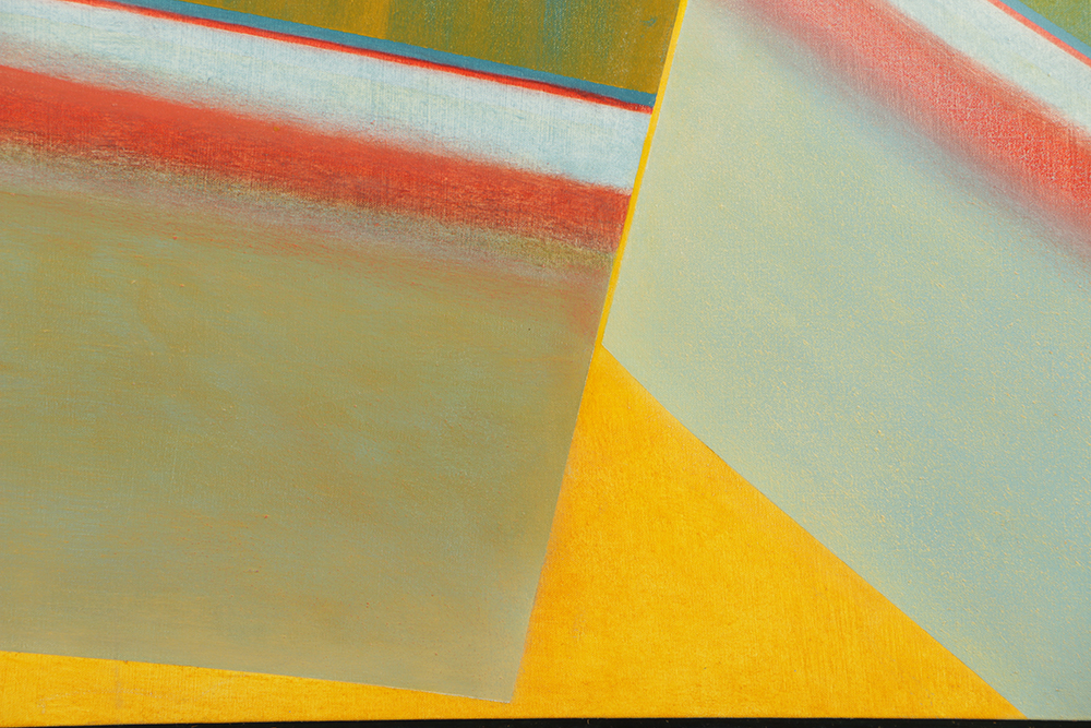 Beth Hertz 1984 Oil Painting on Canvas "Rift"