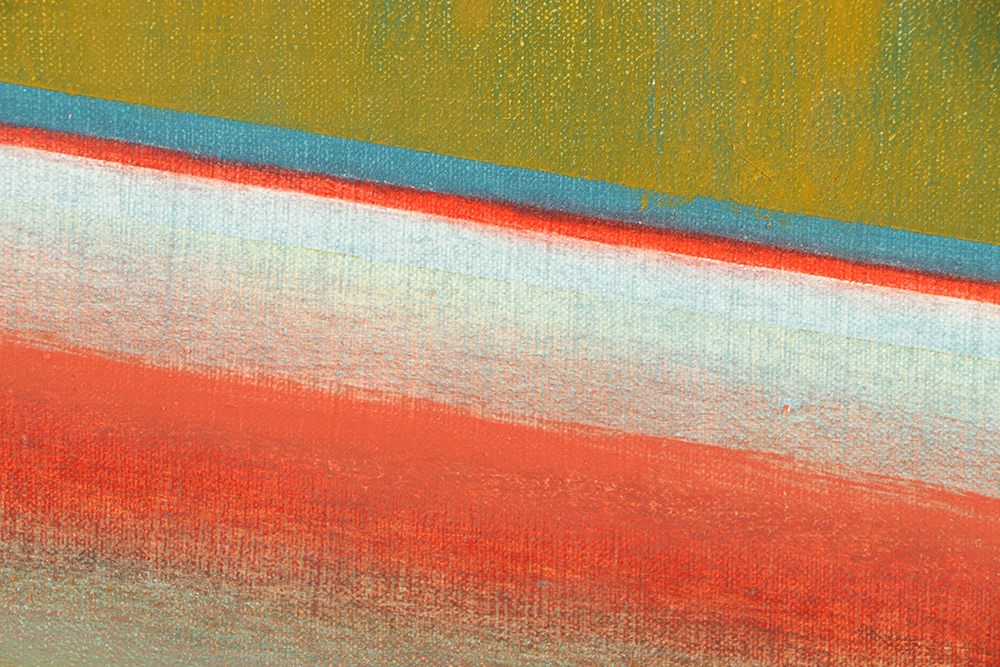 Beth Hertz 1984 Oil Painting on Canvas "Rift"