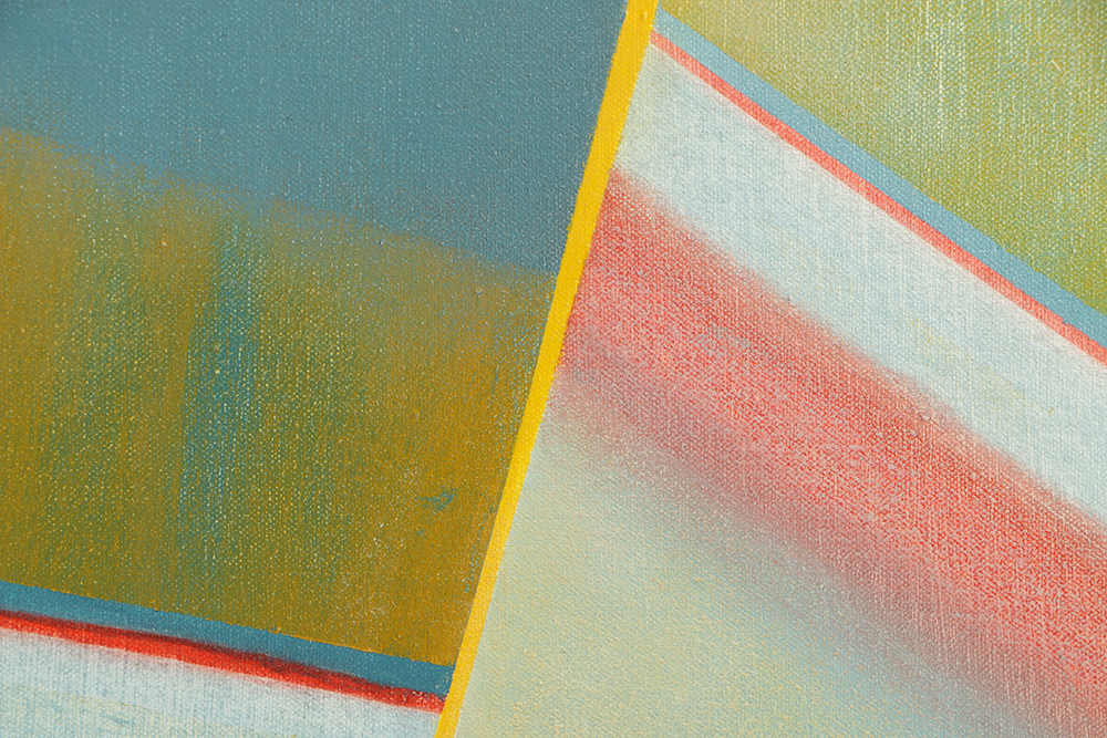 Beth Hertz 1984 Oil Painting on Canvas "Rift"