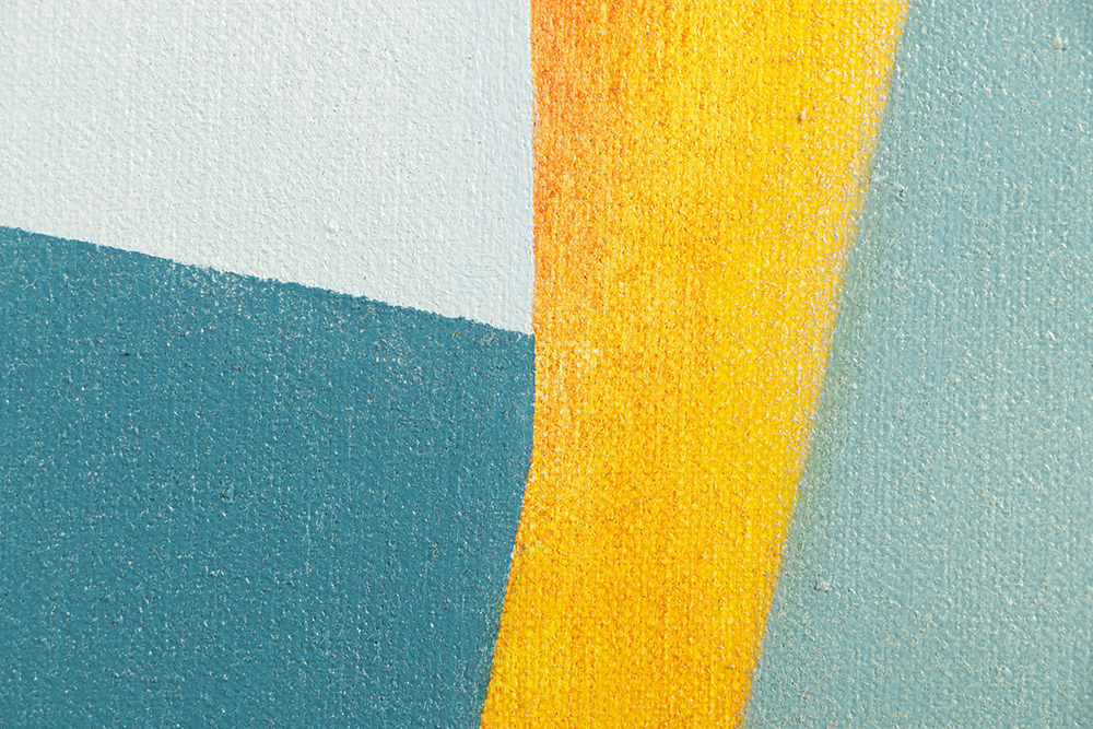 Beth Hertz 1984 Oil Painting on Canvas "Rift"