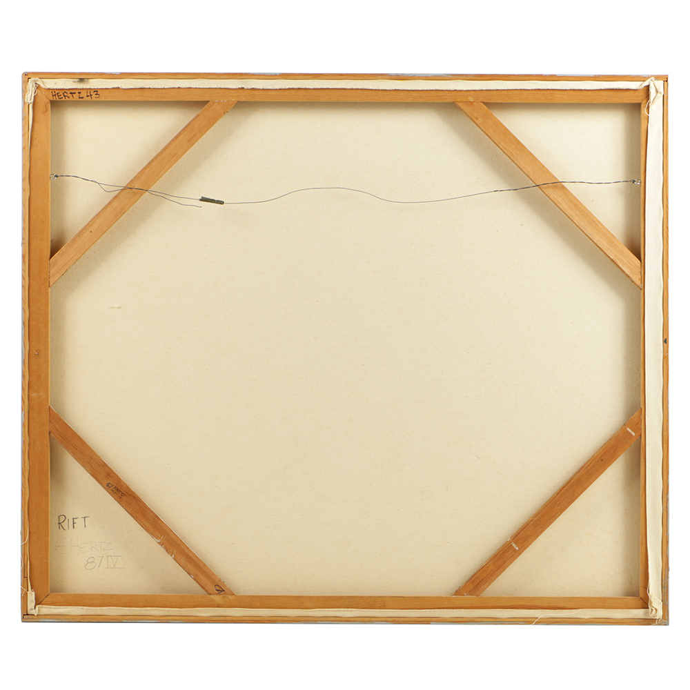 Beth Hertz 1984 Oil Painting on Canvas "Rift"