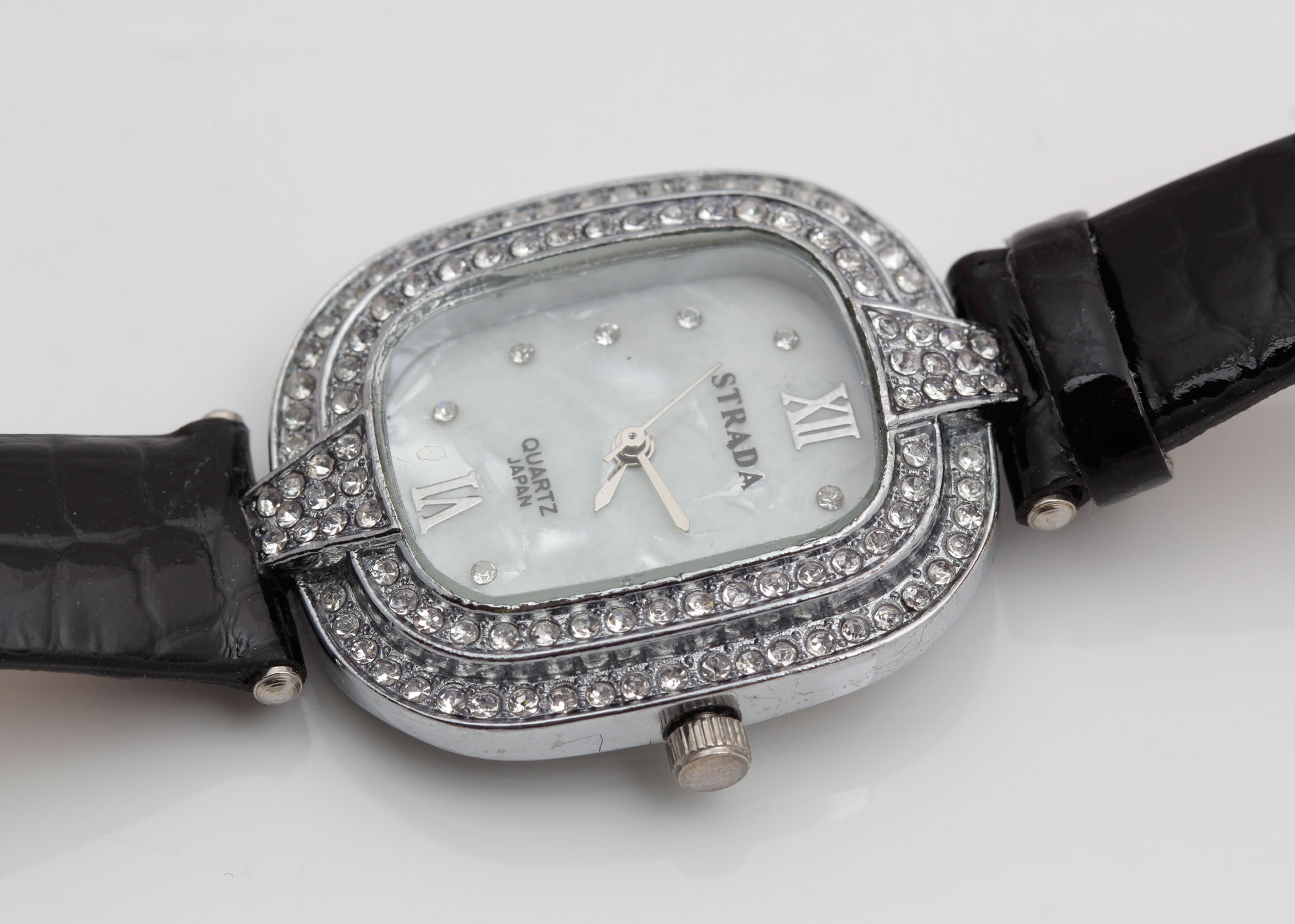 Strada Quartz Cubic Zirconia Watch
