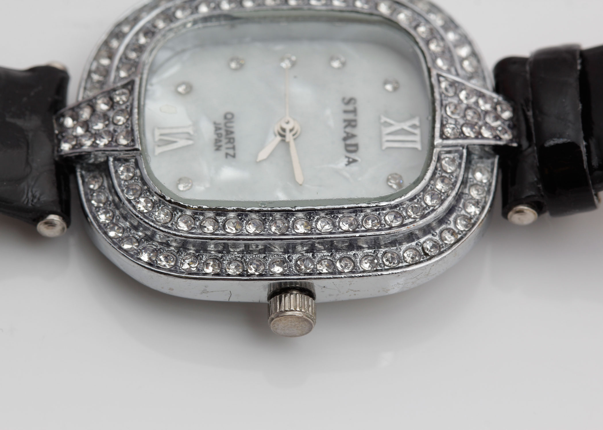 Strada Quartz Cubic Zirconia Watch