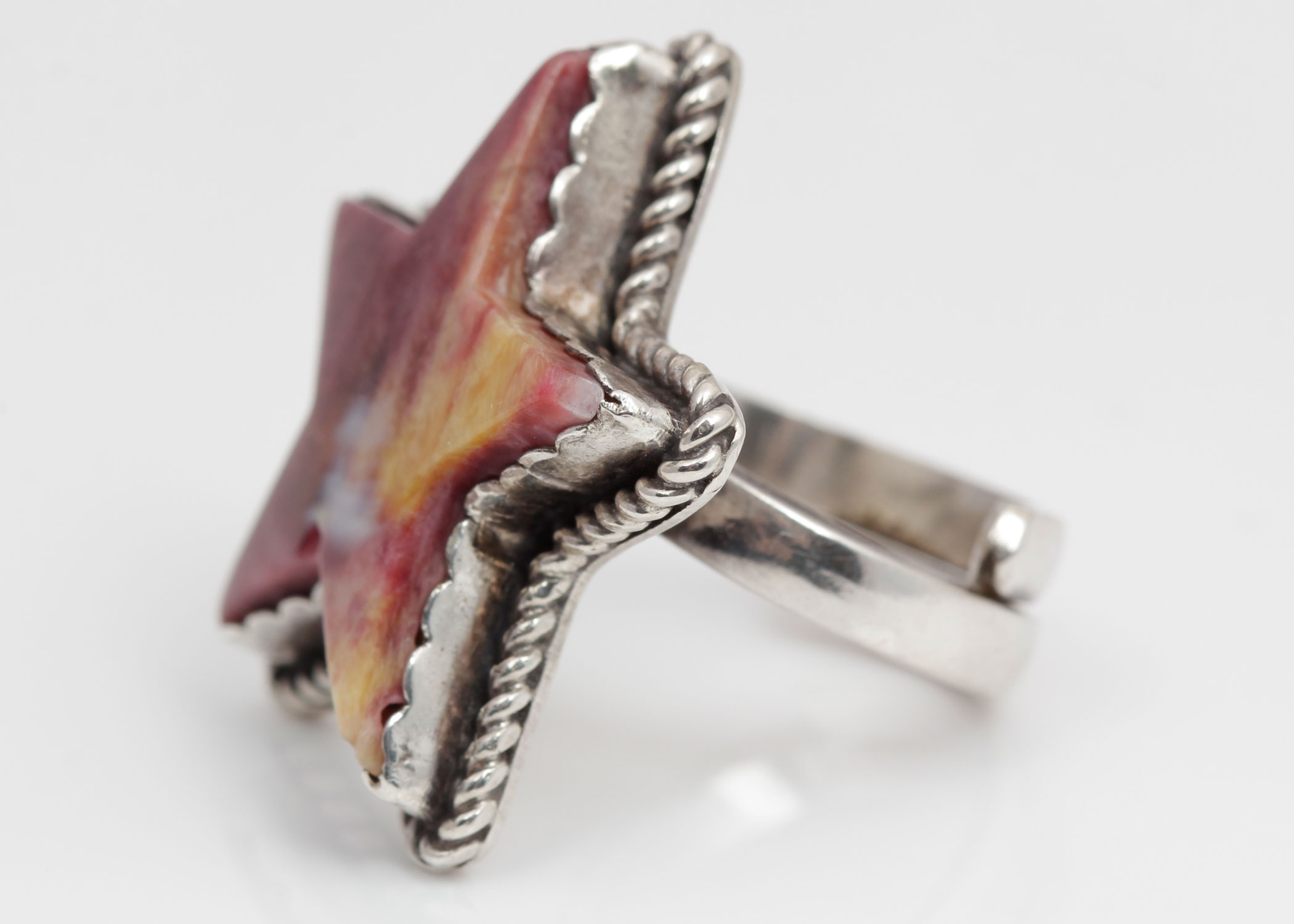 Joan Slifka Sterling Silver Spiny Oyster Shell Ring