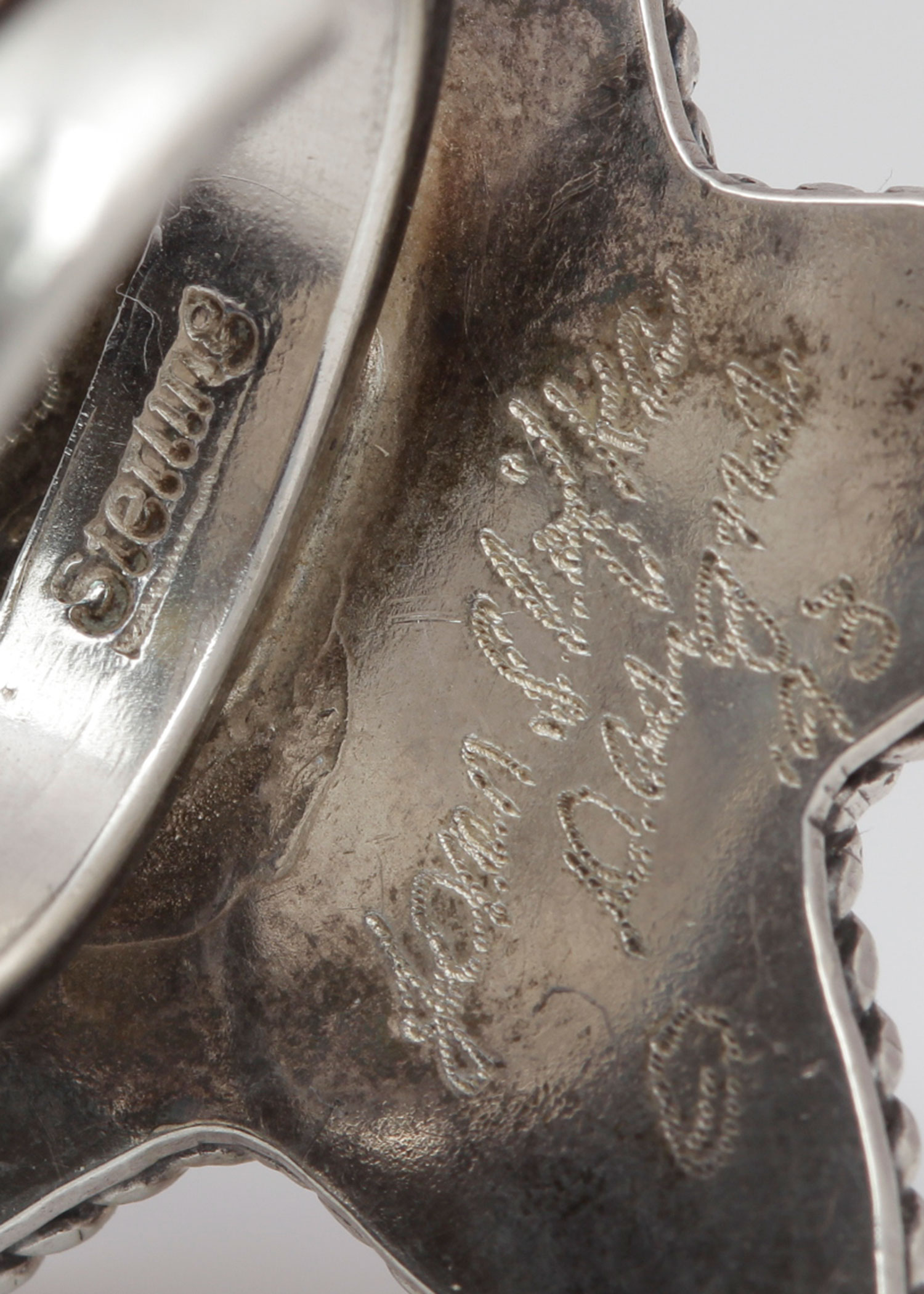 Joan Slifka Sterling Silver Spiny Oyster Shell Ring