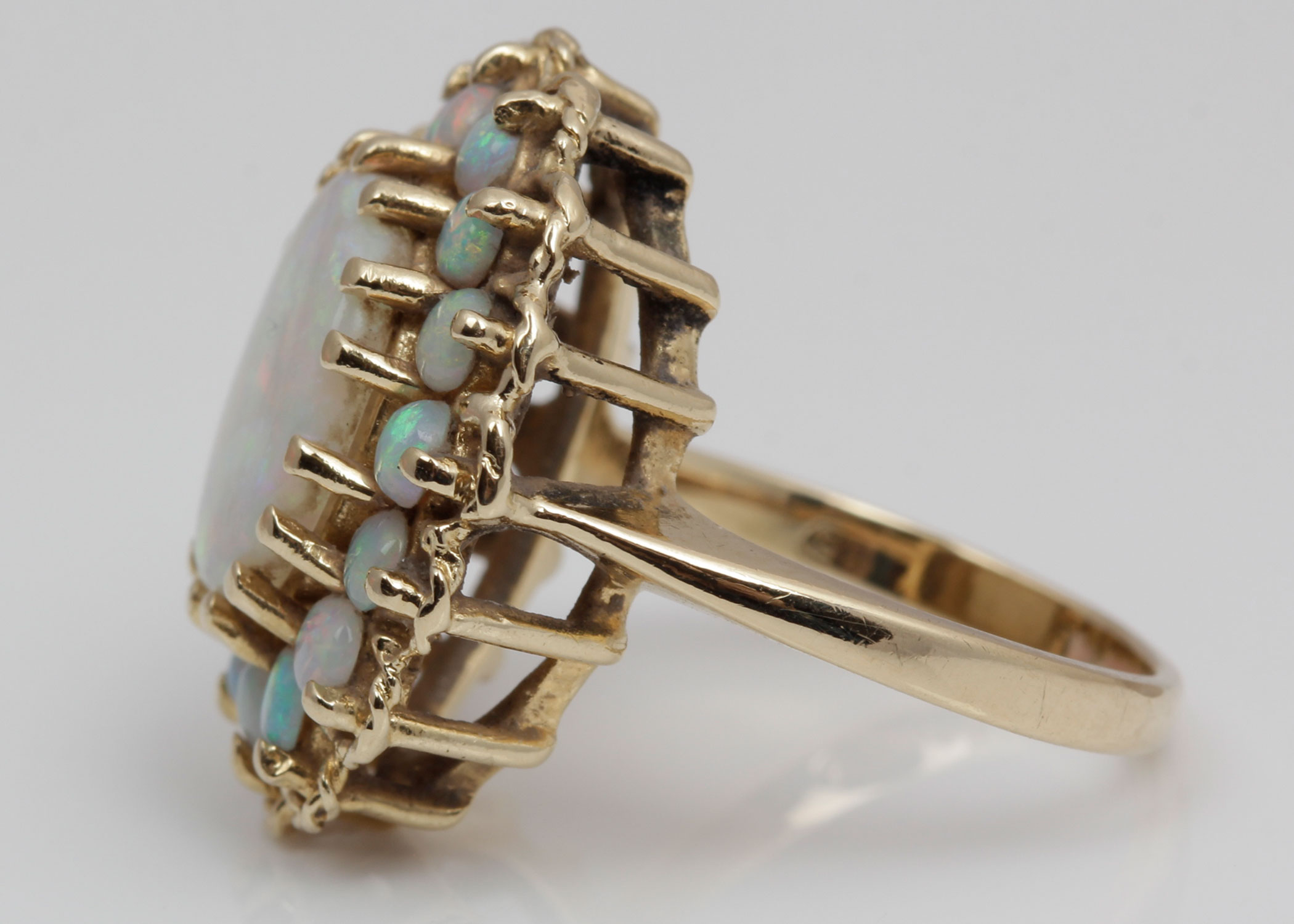 14K Yellow Gold Opal Ring