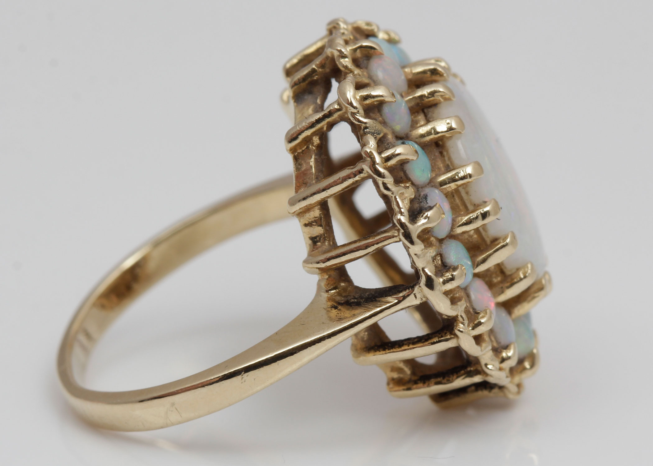 14K Yellow Gold Opal Ring