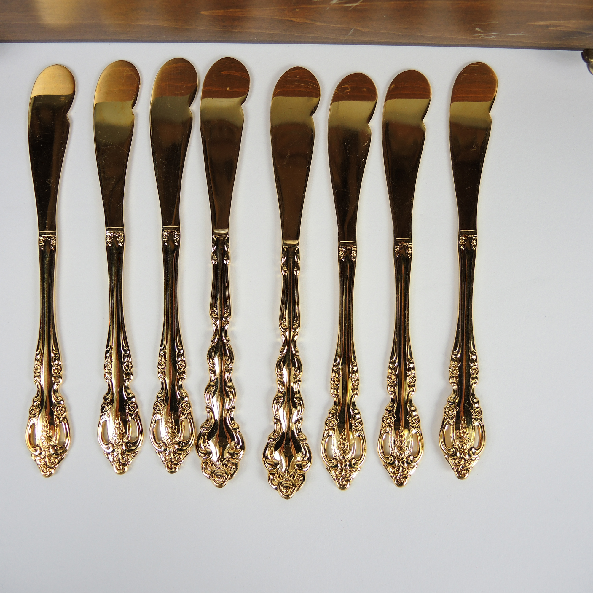 Oneida Gold Electroplate Flatware Set