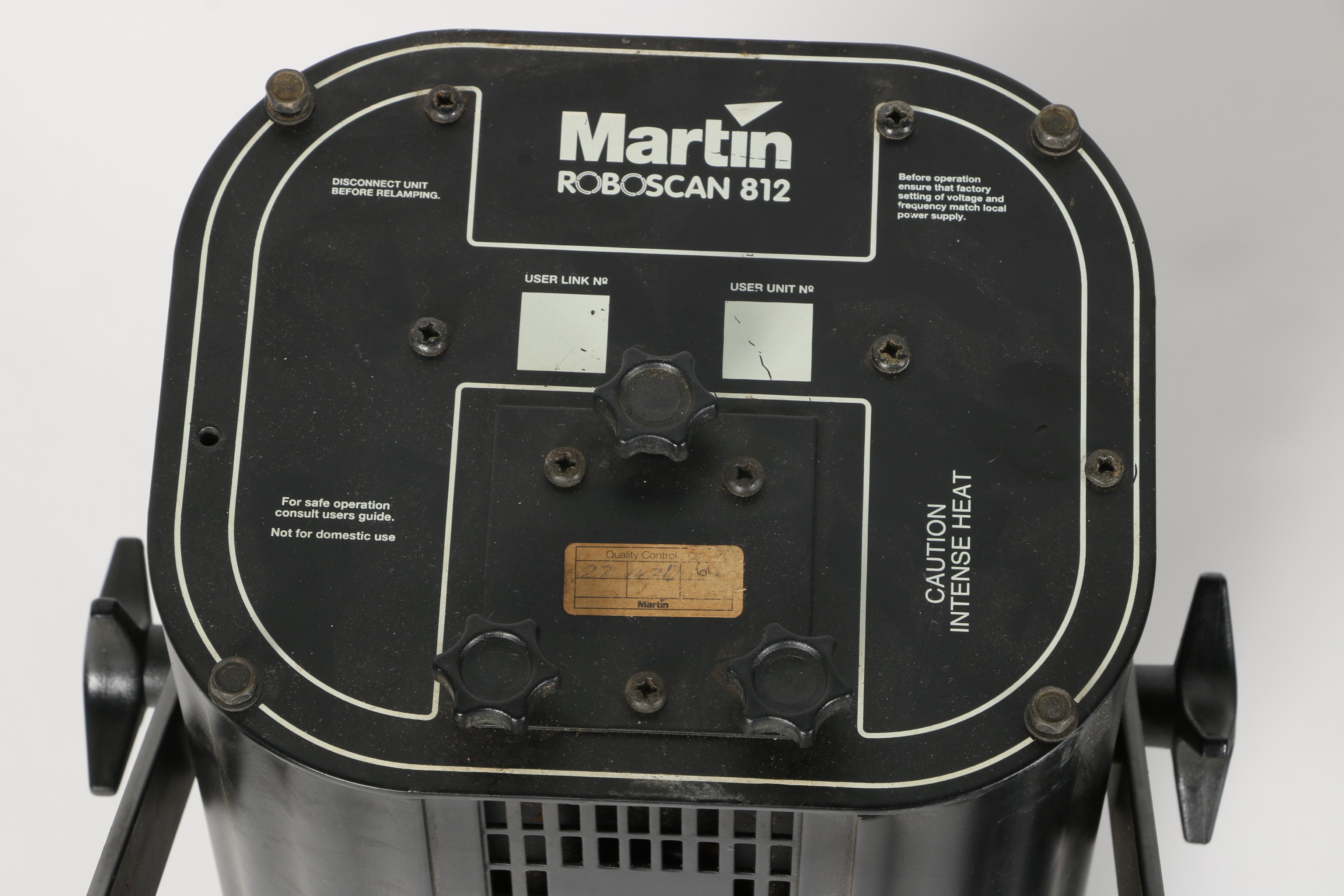 Martin Roboscan 812 Lights