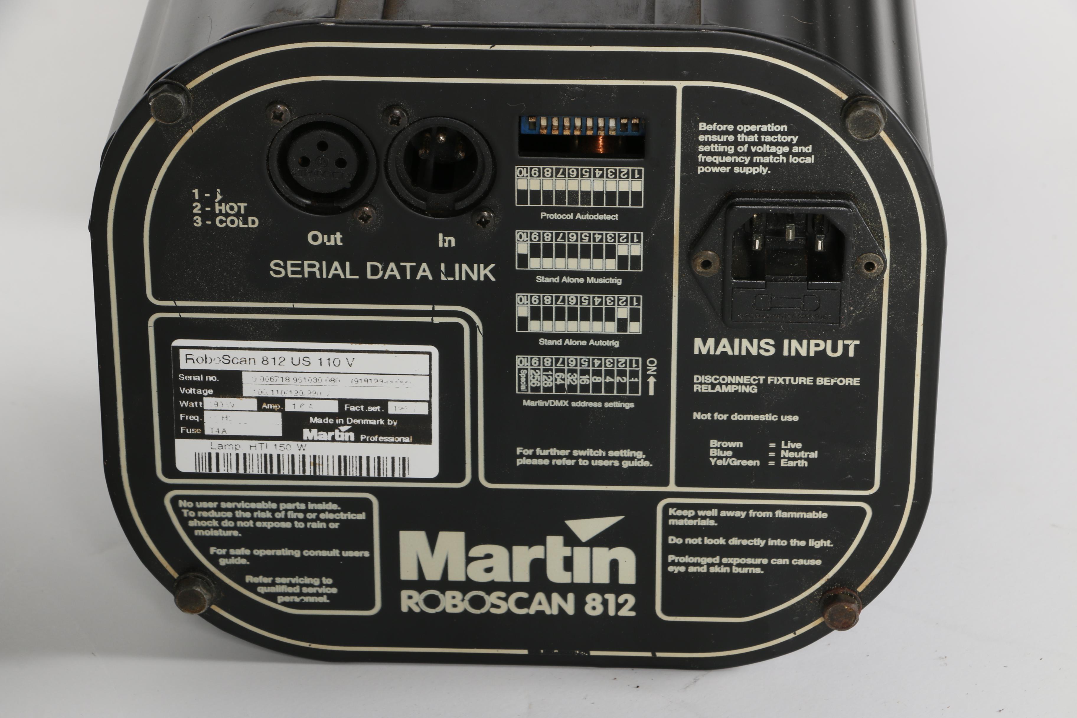 Martin Roboscan 812 Lights