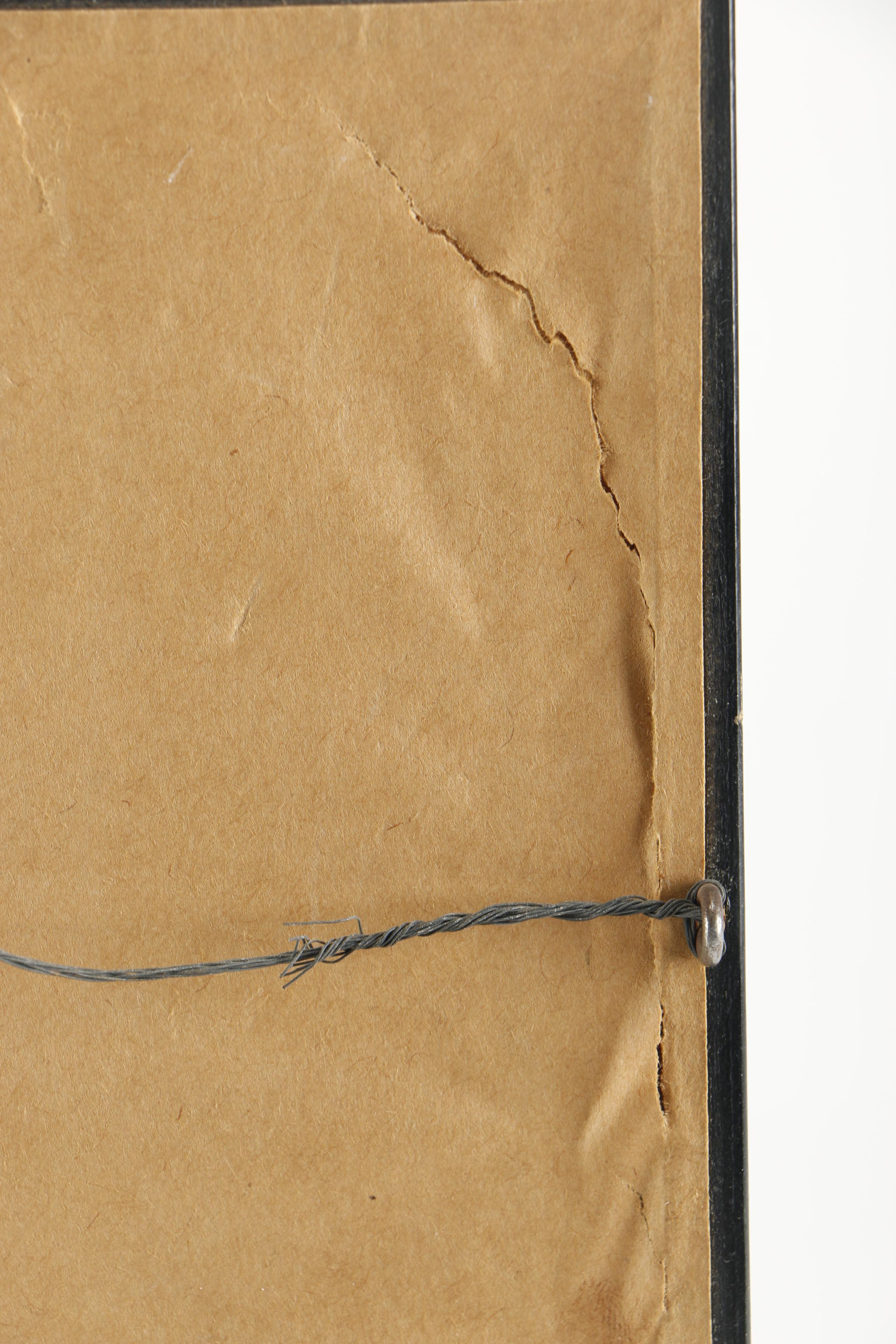 Dufza Burin Etching "Paris - La Tour Eiffel"