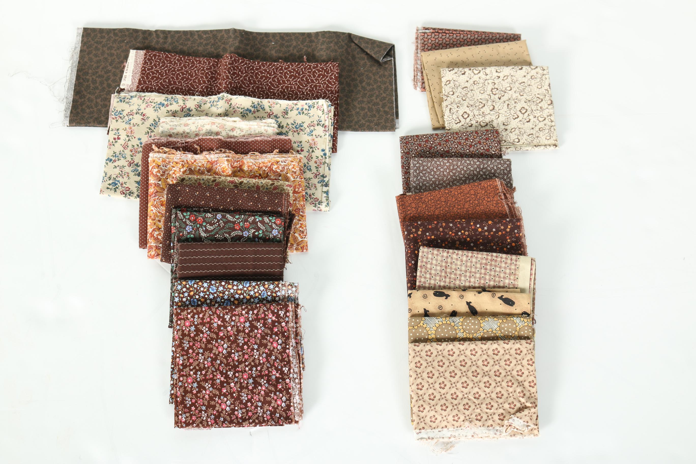 Earth Tone Quilt Fabric