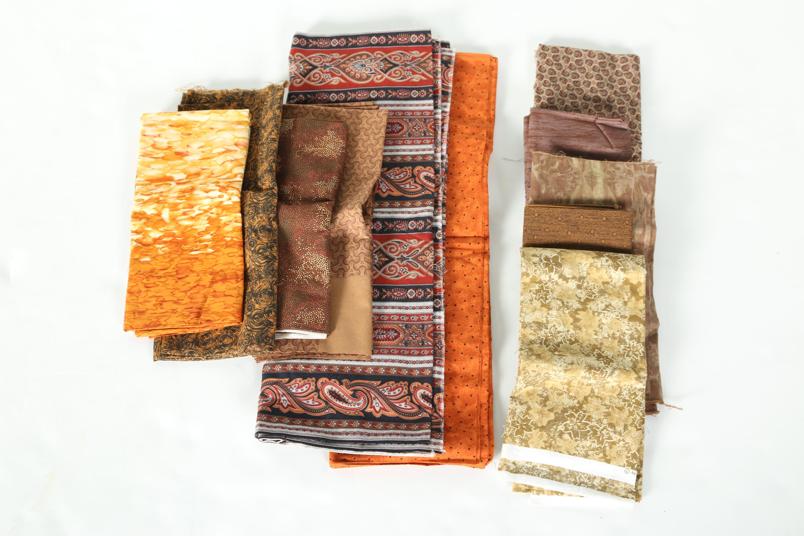 Earth Tone Quilt Fabric