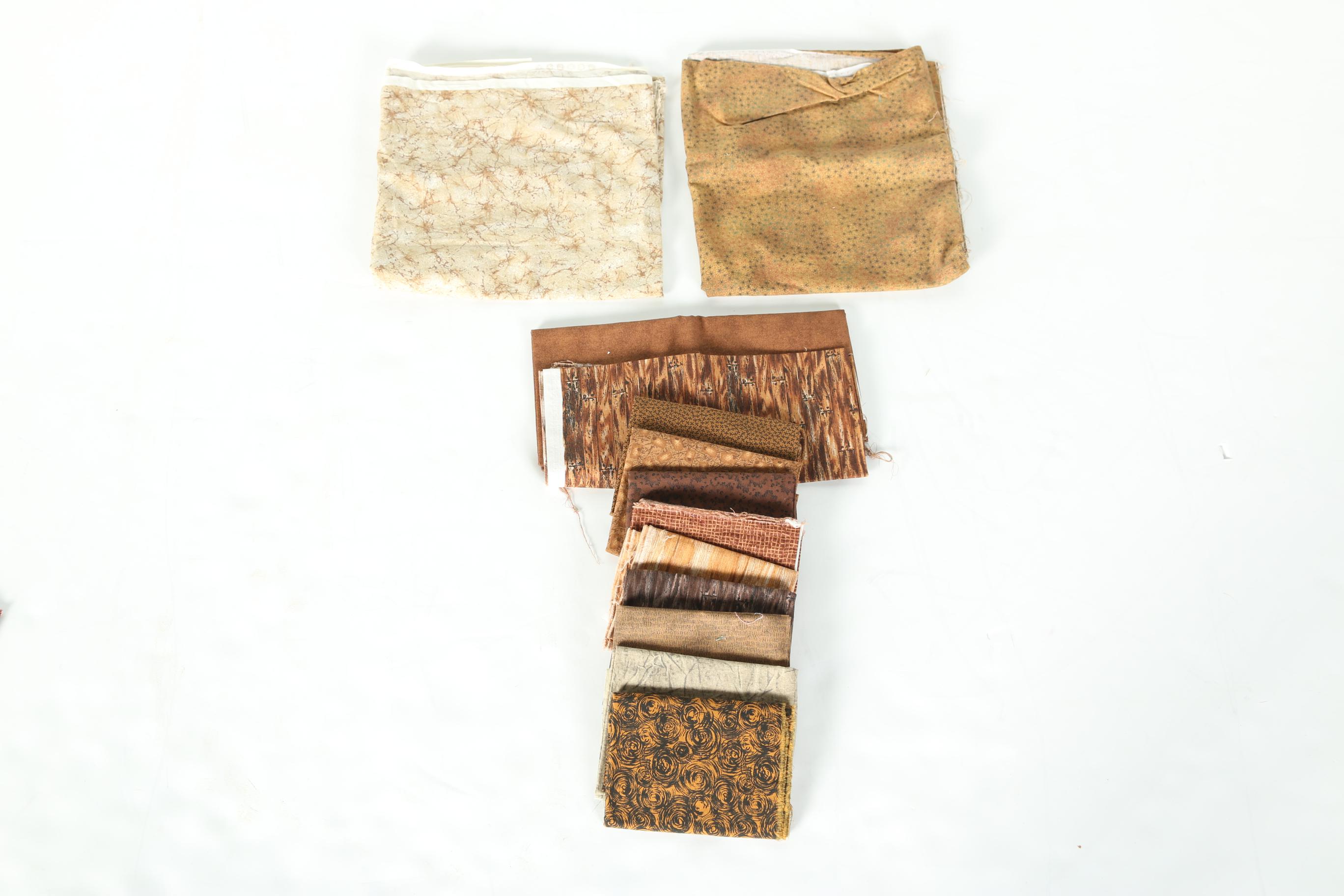 Earth Tone Quilt Fabric