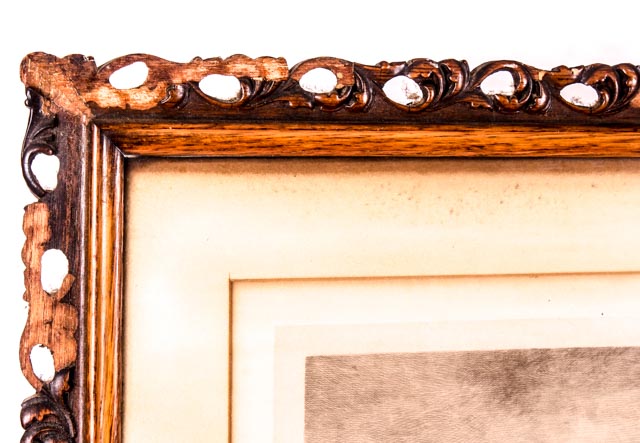 1888 Original Otto Dinger Etching "Morning in Holland"