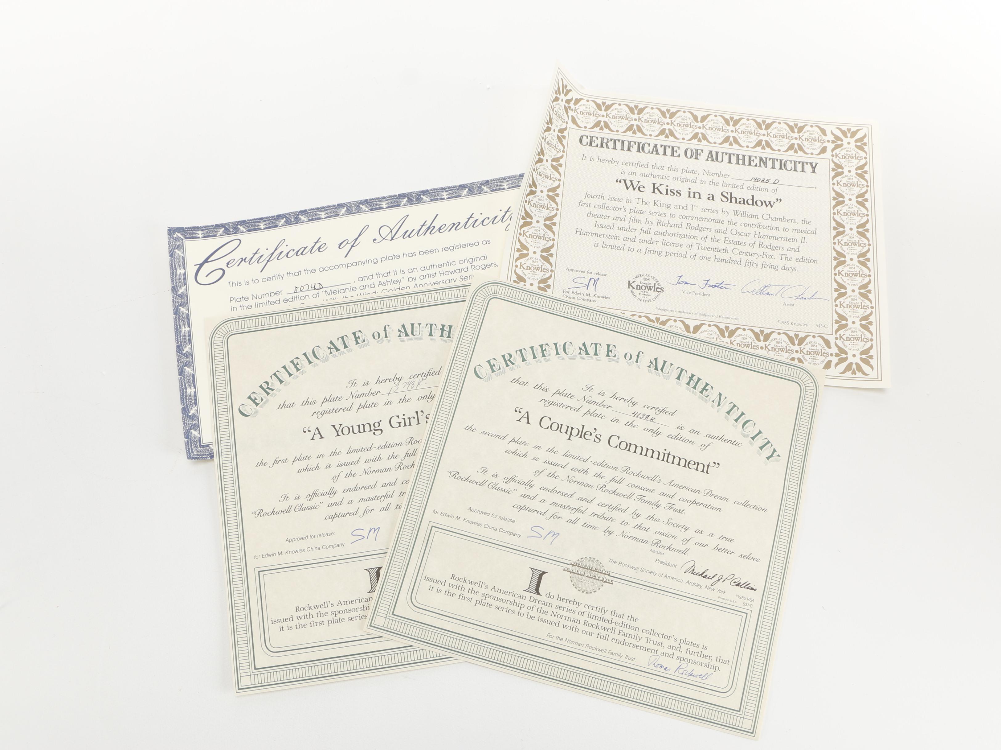 Bradford Exchange Decorative Plates