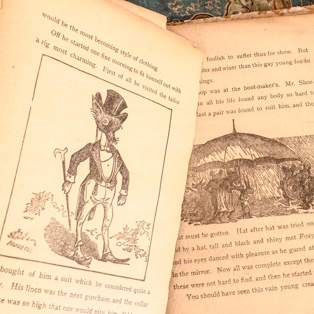 Collection of Childrens Antique and Vintage Books and Records