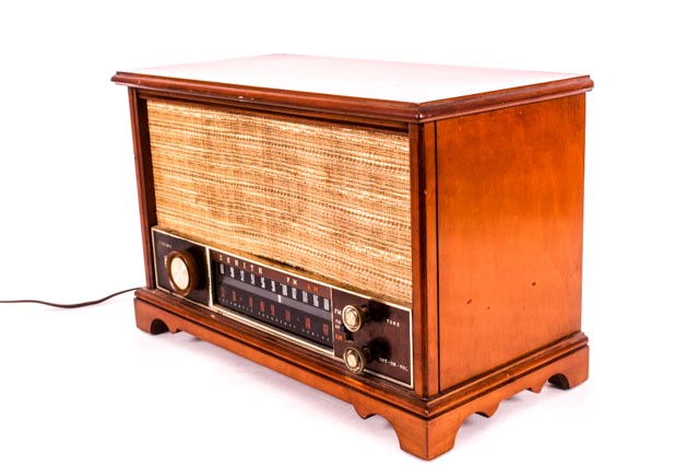 Pair of Vintage Clocks and Vintage Zenith Radio