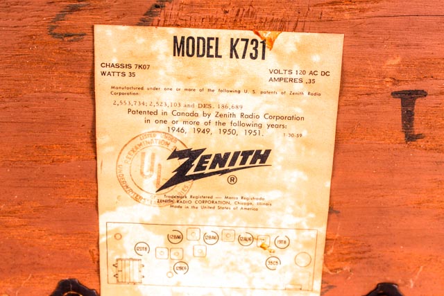 Pair of Vintage Clocks and Vintage Zenith Radio