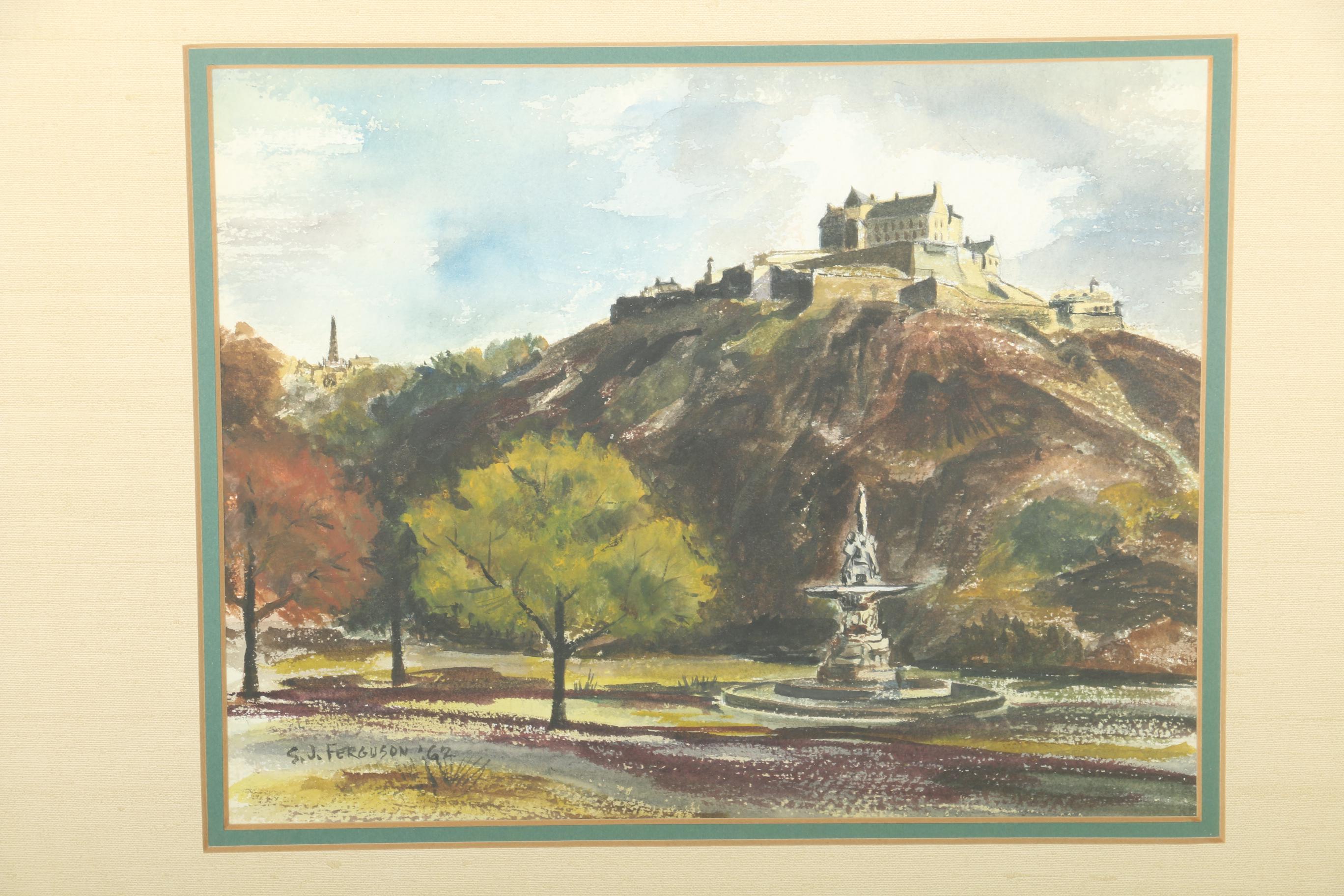 Susan Ferguson Watercolor Painting "Edinburgh, Scotland"