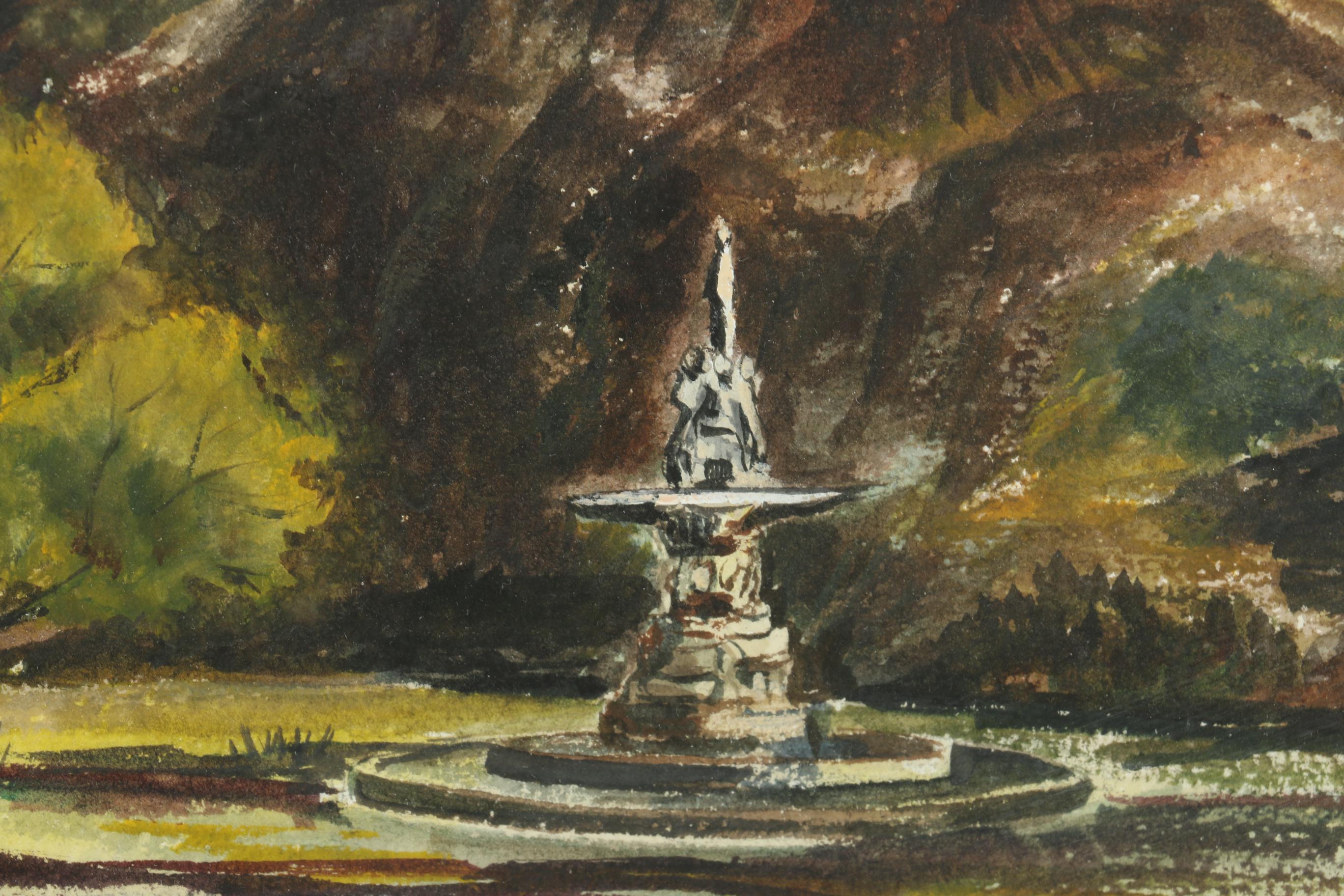 Susan Ferguson Watercolor Painting "Edinburgh, Scotland"