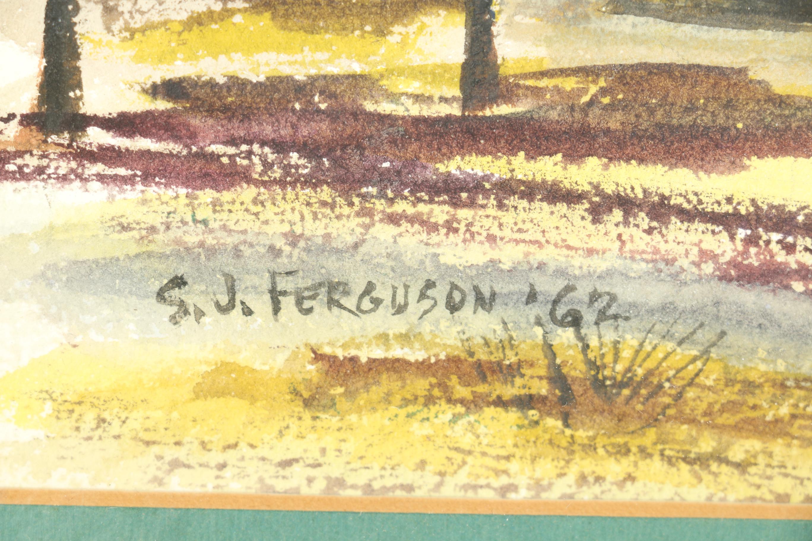 Susan Ferguson Watercolor Painting "Edinburgh, Scotland"