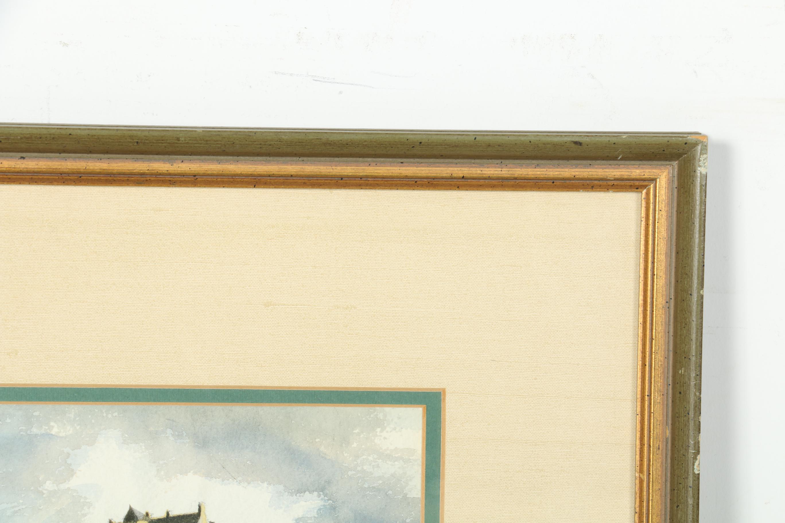 Susan Ferguson Watercolor Painting "Edinburgh, Scotland"