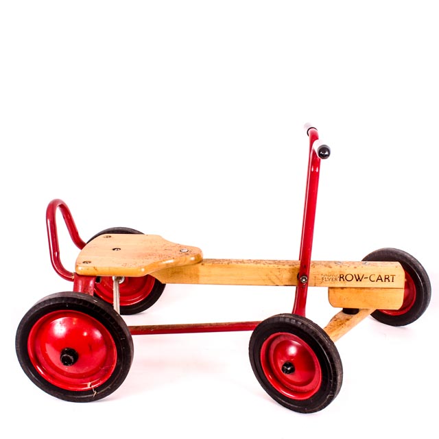 Vintage Radio Flyer Row Cart Scooter and Meccano Building Set