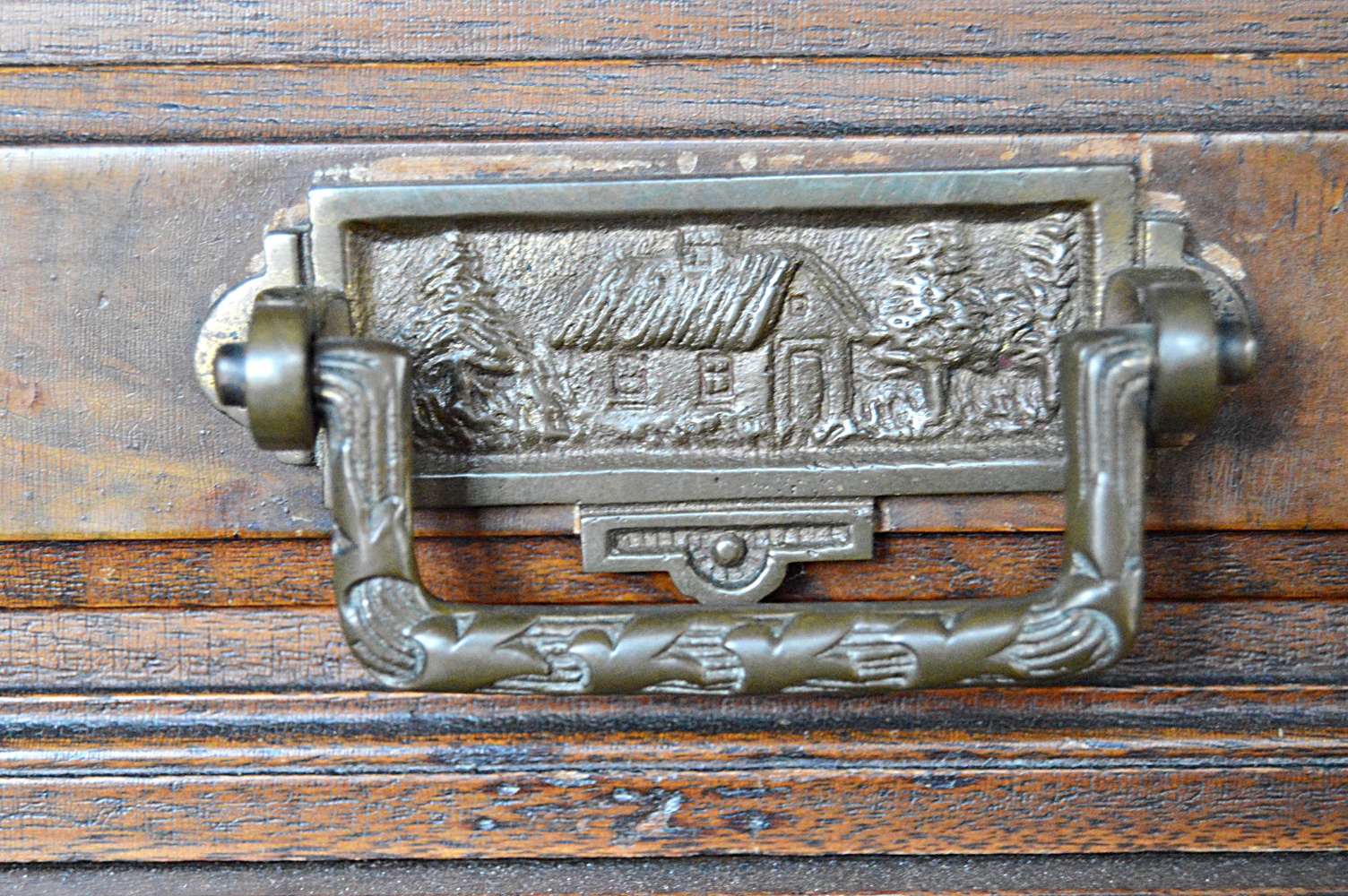 Victorian Eastlake Walnut Triple Bookcase Cabinet