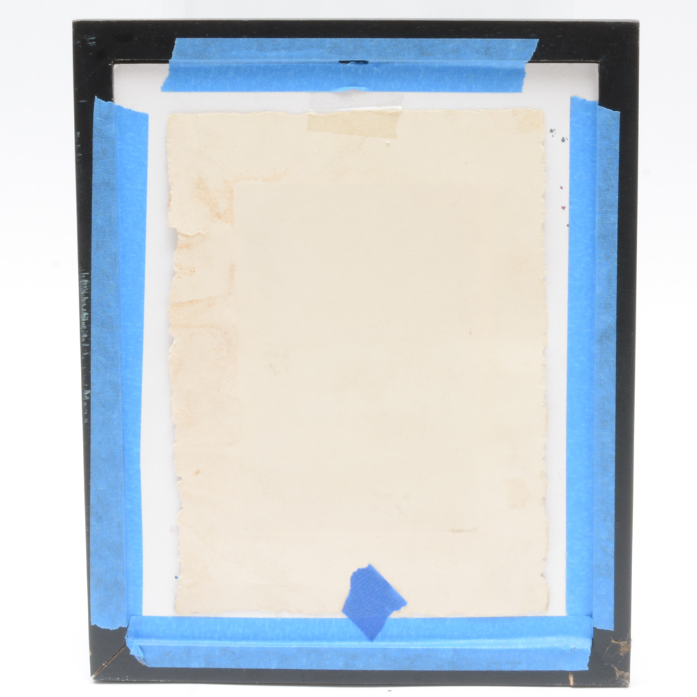 Signed James Melcher Watercolor and Ink