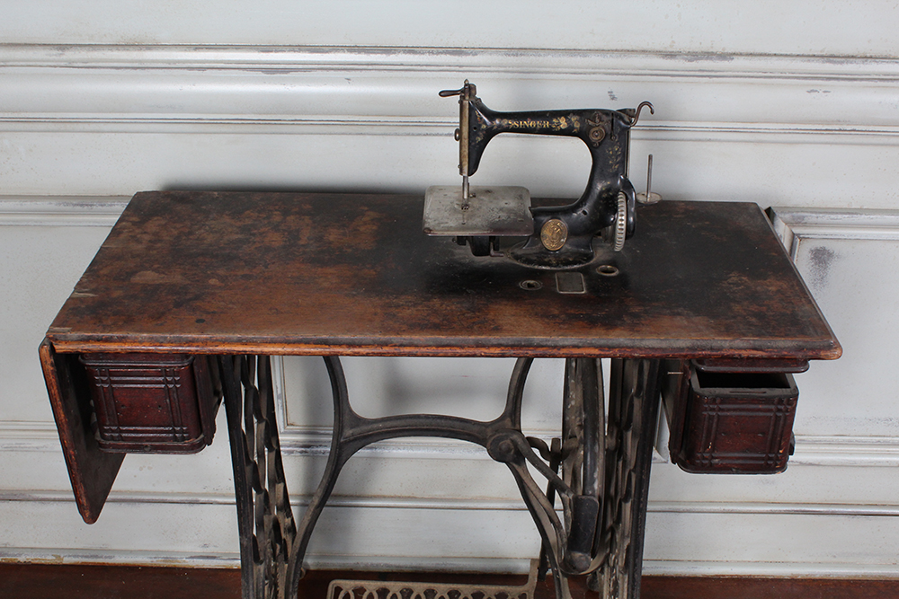 Antique Singer Sewing Machine Table