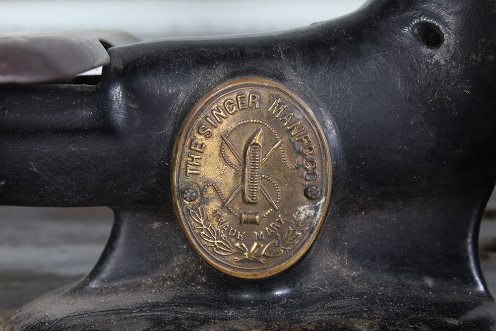 Antique Singer Sewing Machine Table