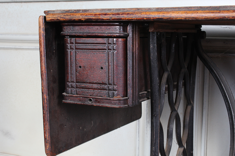 Antique Singer Sewing Machine Table