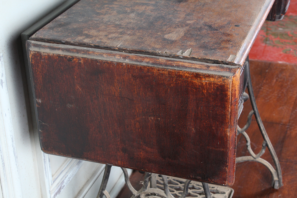 Antique Singer Sewing Machine Table